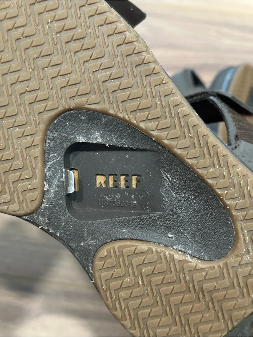 Reef Fanning Baja Sandals Bottle Opener in Brown Size 12